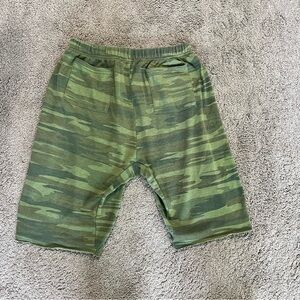 Camo Aviator Nation sweat shorts